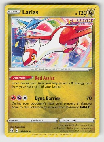 Latias 193 264 - latias, rare