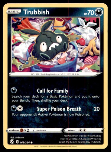Trubbish 168 264 fusion - 168/264, strike
